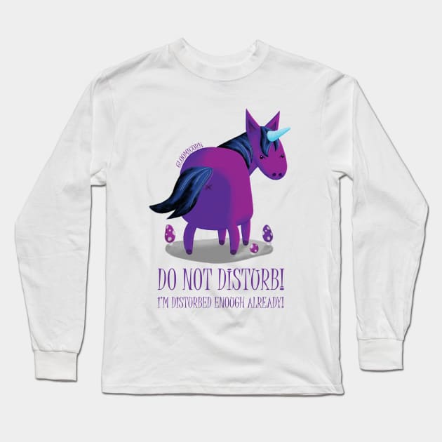 Gloomicorn - Do Not Disturb! Long Sleeve T-Shirt by shiro